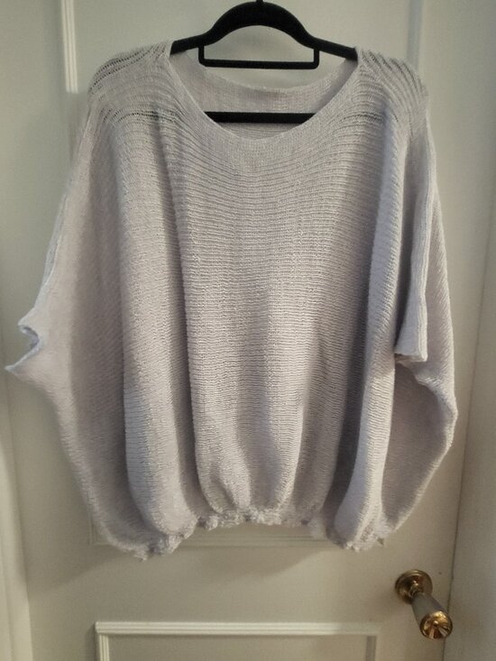 None Sweaters - NWOT Boho Airy Knit Oversized Jumper - Wide Sleeve